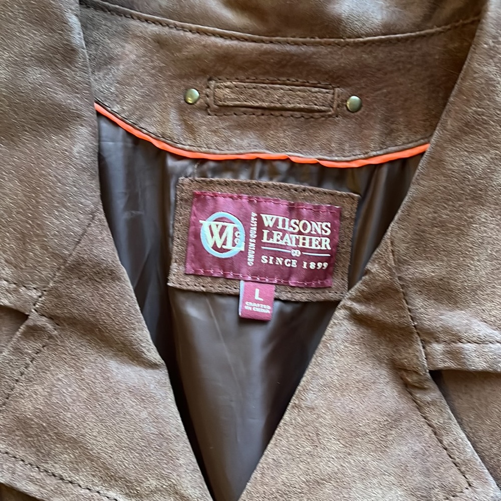 Leather Field Jacket - image 2